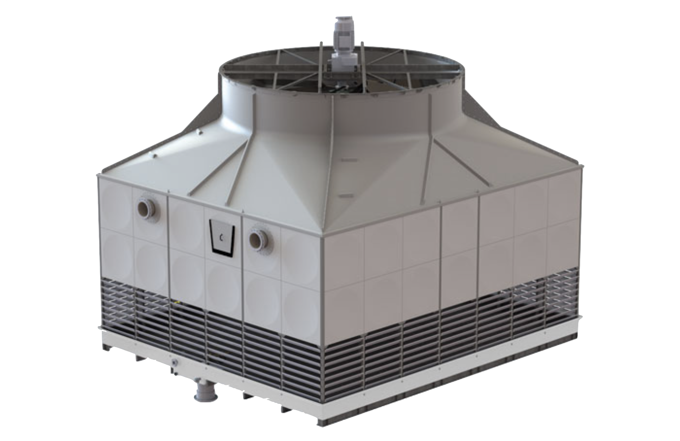 Efficient composite air cooling